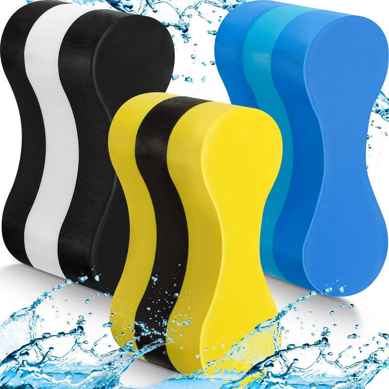 3Pcs 3 Layer Swimming Pull Buoy Unisex Swim Pool Training Aid EVA Swim Gear Pool Buoy Float Legs and Hips Support for Kids Adults Teens Beginners