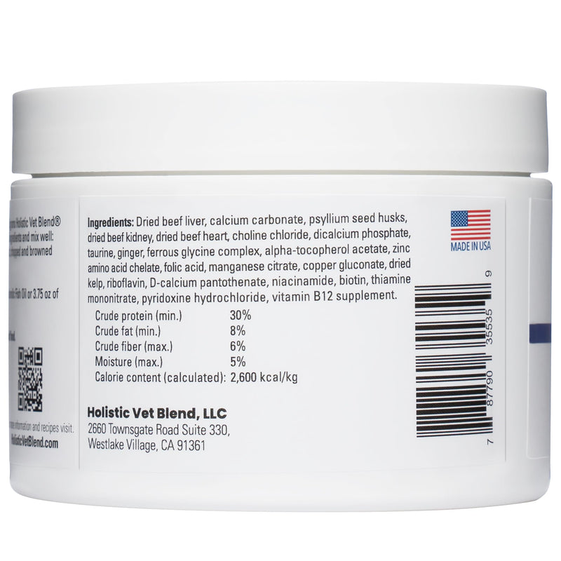 Holistic Vet Blend Feline Senior Blend Powder, Supports Senior Health for Cats - 3.175 oz / 90 g
