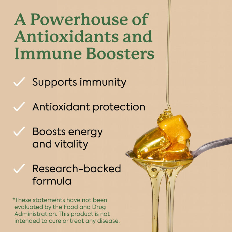 Plant People WonderBee Superfood Manuka Honey Chews, Lemon, 30 Count | Daily Wellness & Energy Support, Bee Pollen & Propolis, Gluten-Free Supplement Lemon - Immunity & Overall Wellness