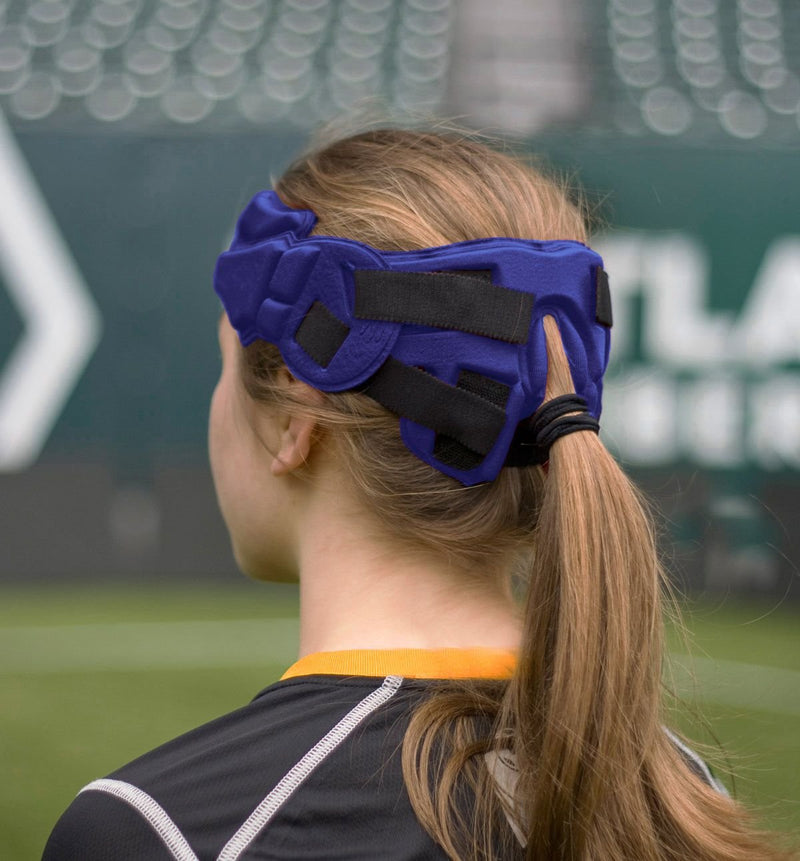 Full90 Select Performance Soccer Headgear, Blue, Large