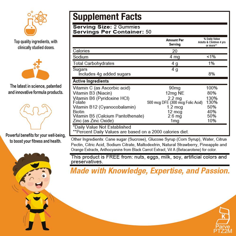 Health Dose Multivitamin Dose Children 100 Gumies