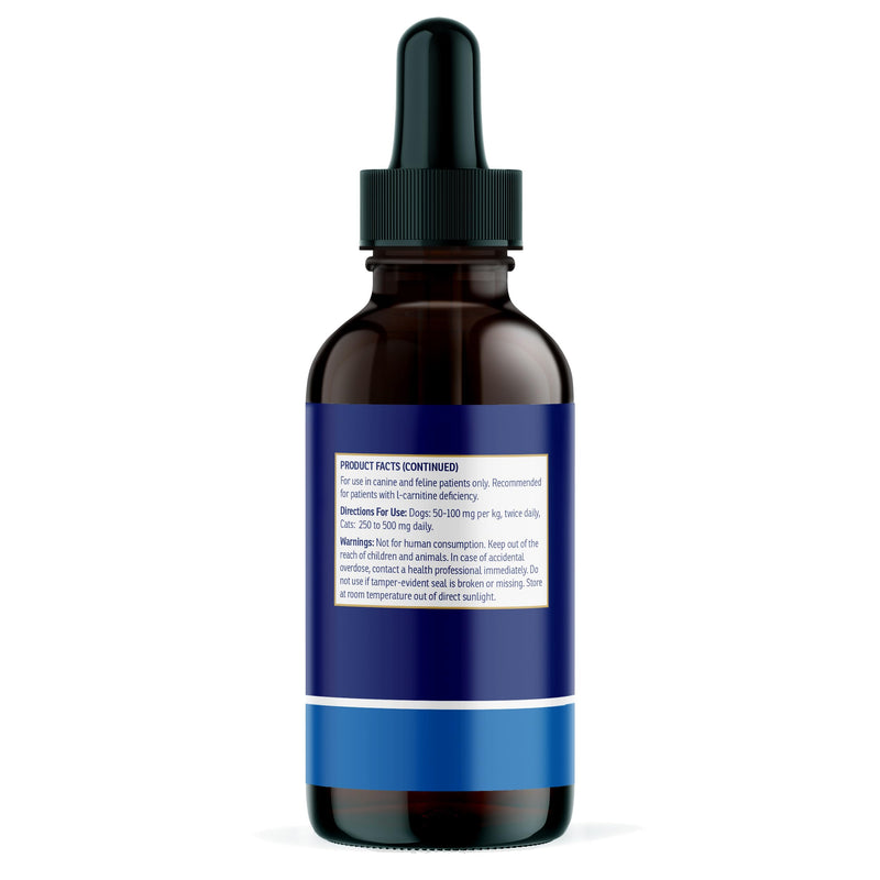 Rx Vitamins LiquiCarn - Pure L-Carnitine for Dogs and Cats to Aid in Dog Weight Loss - Provides High Energy and Helps in Metabolism - Supports Heart Health - 4oz (Bacon-Liver Flavor) New Label