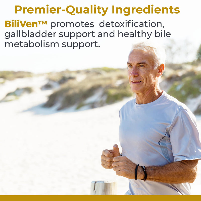 Premier Research Labs BiliVen -Gallbladder & Liver Cleanse Supplement, Gallbladder Support Pills with Artichoke Extract, Milk Thistle, Vitamin B6, Beet Root, Turmeric, Curcumin- 60 Vegetarian Capsules