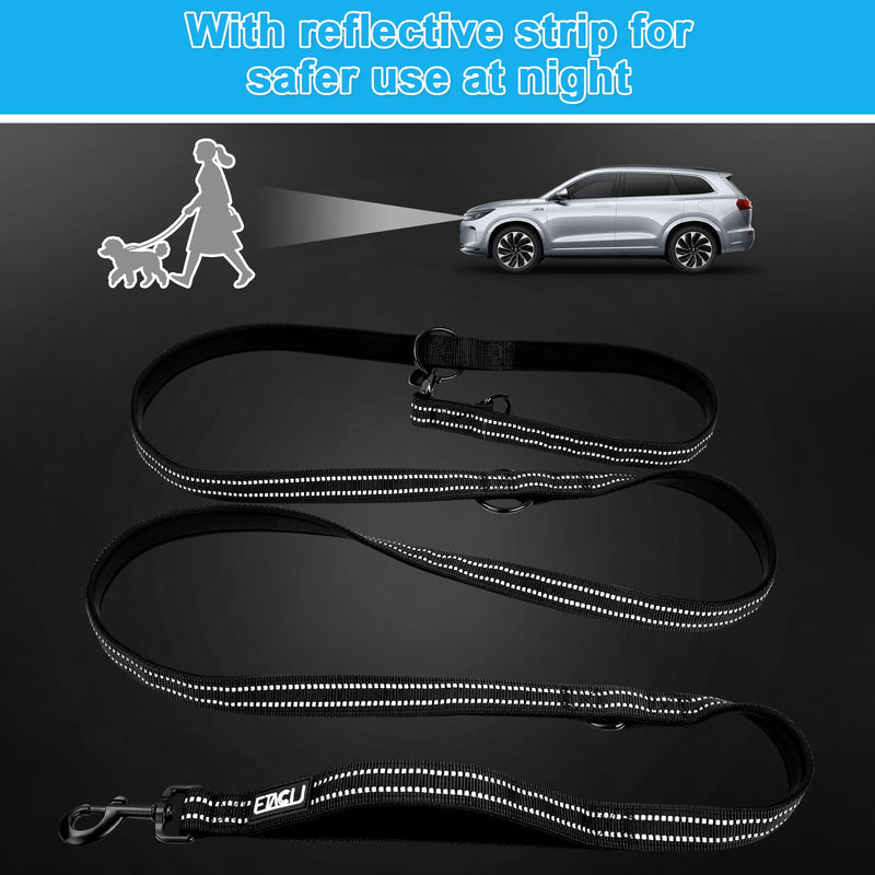 ETACCU Hands Free Dog Leash, Multifunctional Crossbody Dog Leash with Adjustable Length 6-9FT, Tangle Free Reflective Waist Leashs for Medium and Large Dogs - BeesActive Australia