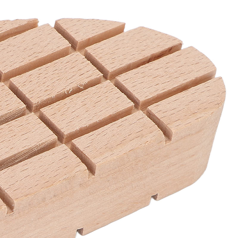 Raguso 10Pcs Horses Hoof Pads Horses Wooden Hoof Mat Easy to Paste Breathable Cow Hoof Pads Farrier Supplies for Cows