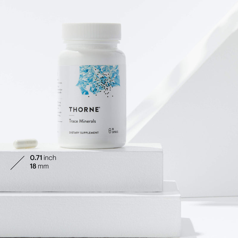 Thorne Trace Minerals - Dietary Supplement with Zinc, Boron & Selenium - Chelated Forms - Comprehensive Formula - 90 Capsules - BeesActive Australia