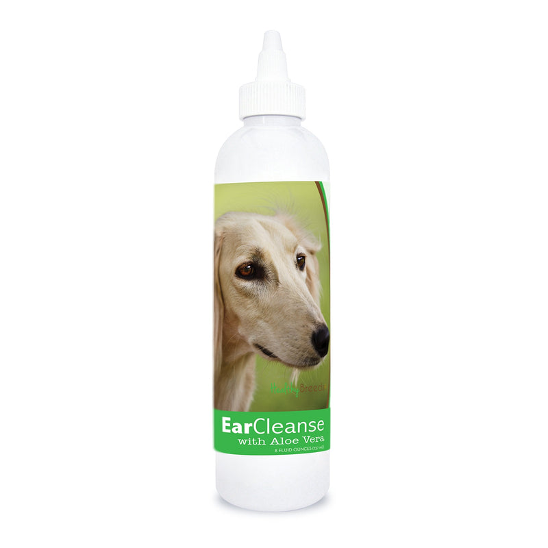 Healthy Breeds Saluki Ear Cleanse with Aloe Vera Cucumber Melon 8 oz