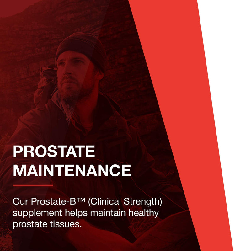 PROTOCOL FOR LIFE BALANCE Prostate-B Clinical Strength, Men, 90 Softgels | Prostate Health Supplement for Men, with Beta Sitosterol, Lycopene, and Saw Palmetto, Halal and Dairy Free