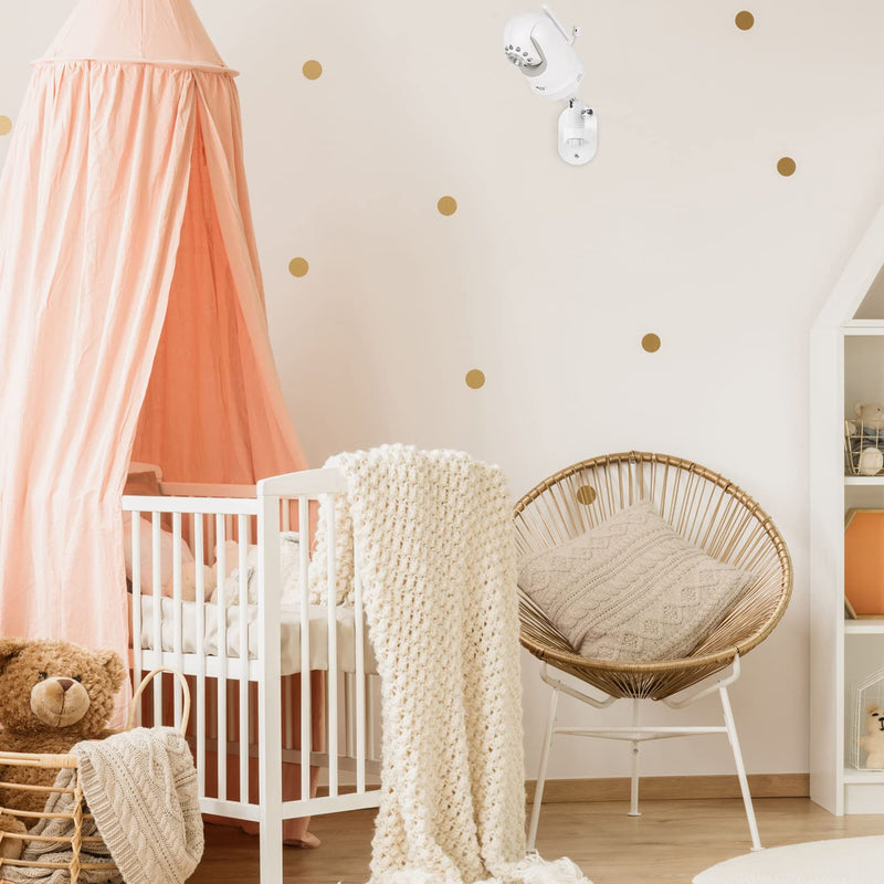 Adjustable Baby Monitor Wall Mount for Infant Optics DXR-8 and DXR-8 Pro Baby Monitor, Perfect View Angle and Easy Installation without Drilling - BeesActive Australia
