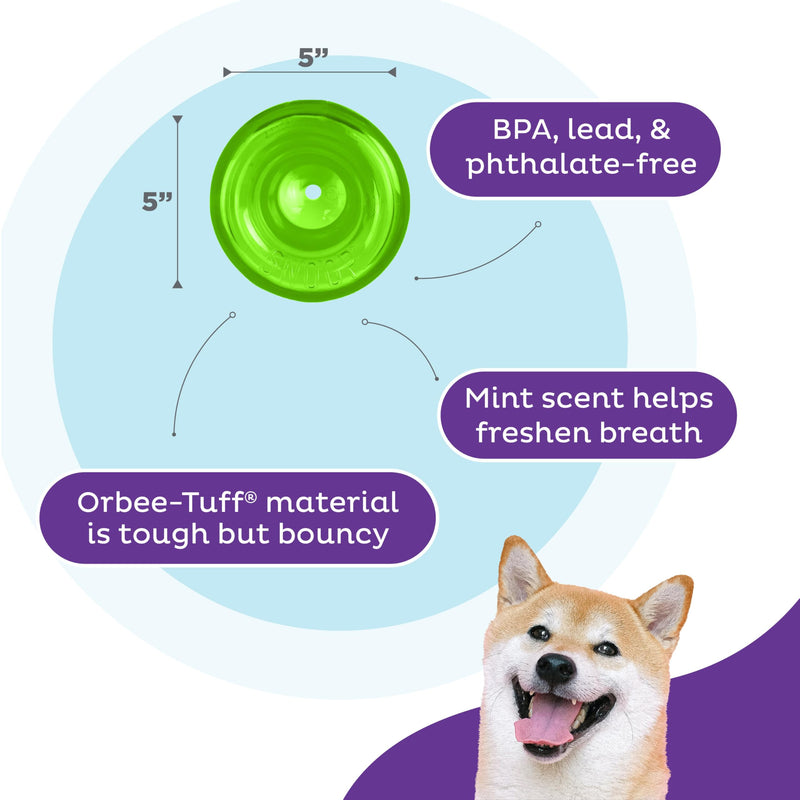 Outward Hound by Planet Dog Snoop Interactive Treat Dispensing Dog Toy, Large, Green One-Size Green Snoop - BeesActive Australia