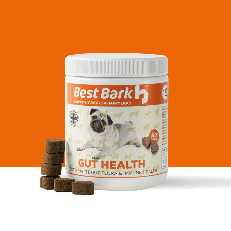 Pre, Pro & Postbiotic Digestive Treats For Dogs - Gut Health, Sensitive Tums, Glands, Scooting, Loose Stools, Smelly, Itchy Ears, Great for all dogs