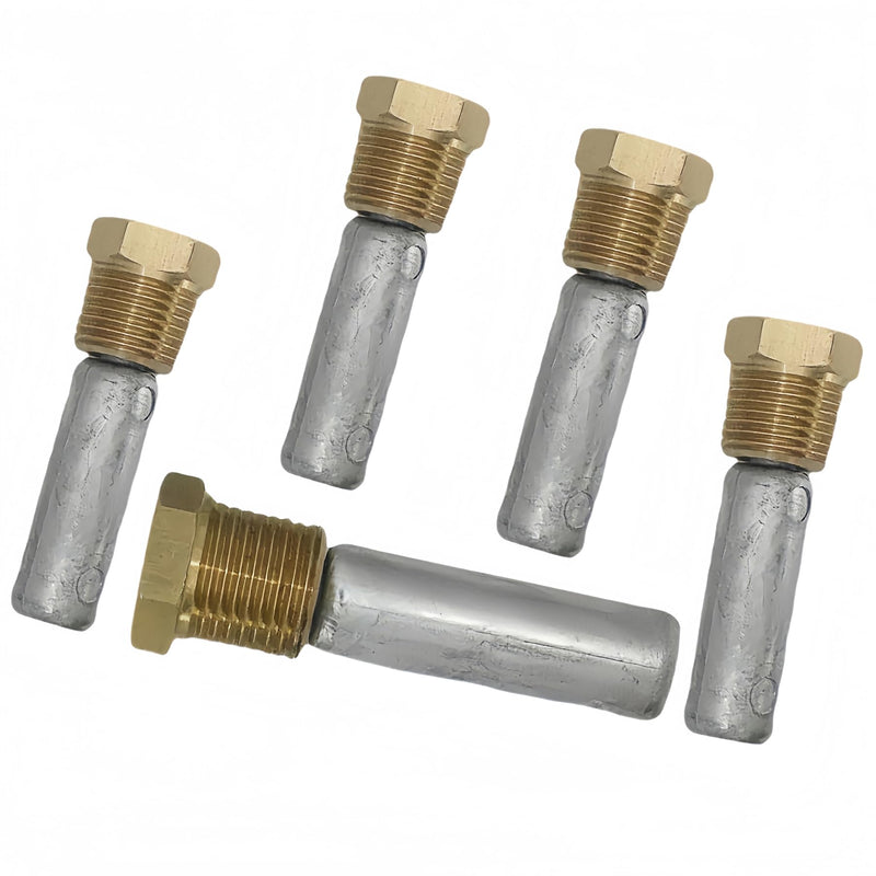 Boat Marine 119574-44150 Zinc Pencil Anode Kit for Yanmar 4LHA 6LP 6LY Marine Engines Replacement 119574-18790 119773-92600