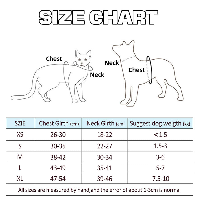 LOS ANDES Cat harness with leash, escape-proof harness for cats, adjustable chest harness, cat harness, reflective, cat leash with harness for cats, puppies S (chest: 30-35 cm) black - BeesActive Australia