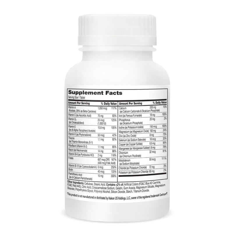 21st Century Sentry Women Multivitamin with Iron & Calcium, 120 Count | Complete Women's Multivitamin & Multimineral with Iron, Compare VS. Centrum® Women, Daily Energy, 120-count 4-month Supply 120 Count (Pack of 1)