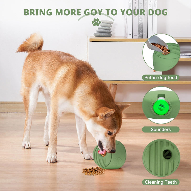 Durable Interactive Dog Toy, Treat Dispensing Large Chew Toys - Relieve Puppy Boredom, Consume Dog Energy, Sturdy Frozen Treat Toys for Aggressive Chewers - BeesActive Australia