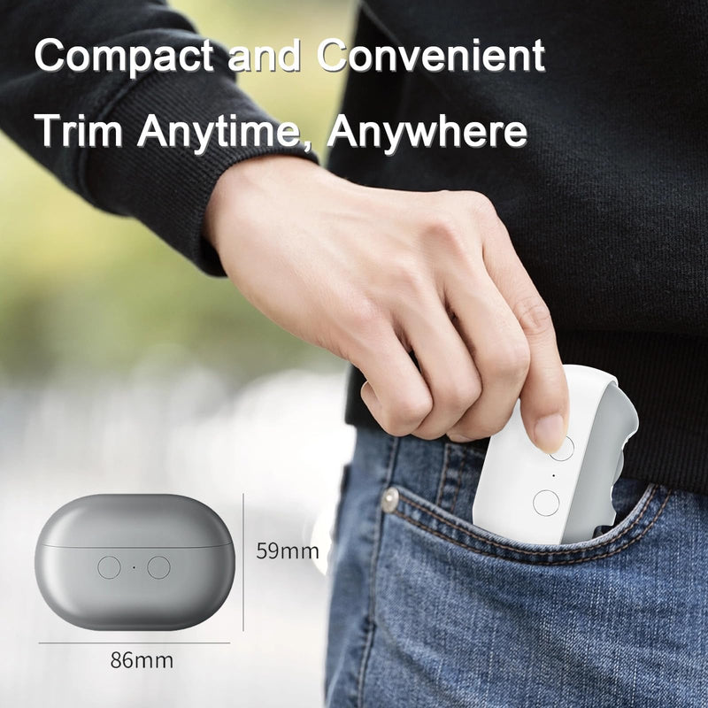 Easy Clip Smart Nail Clipper, Easyclip, 2025 Upgraded 3-in-1 Automatic Nail Trimmer with LED Light and Clip Storage, Safer for Infants, The Elderly, and Adults (Grey) Grey - BeesActive Australia