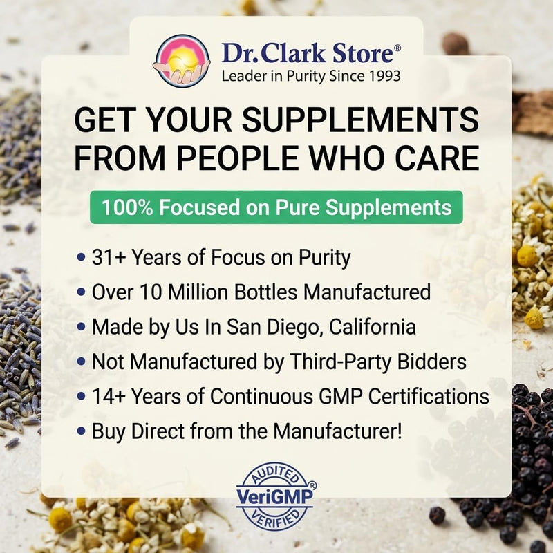 Dr Clark Vitamin C Powder Ascorbic Acid - Immune Support Supplement, Gluten Free, Potent antioxidant, Supports Brain Function, Promotes Tissue Formation and Repair, 454gm | 16oz