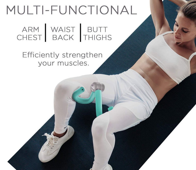 Aduro Sport Inner Thigh Exercise Equipment for Women, Full Size Thigh Toner Leg Exercise Trainer [Improved Version] Teal