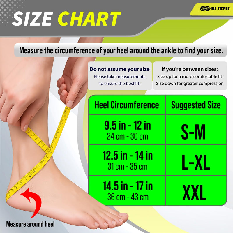 Compression Socks for Plantar Fasciitis, Achilles Tendonitis, Arthritis Relief, Ankle Brace Compression Sleeve with Foot Arch Support, Ankle Wrap for Women, Men, Swelling & Heel Pain Black L-XL Large/X-Large (1 Pair)