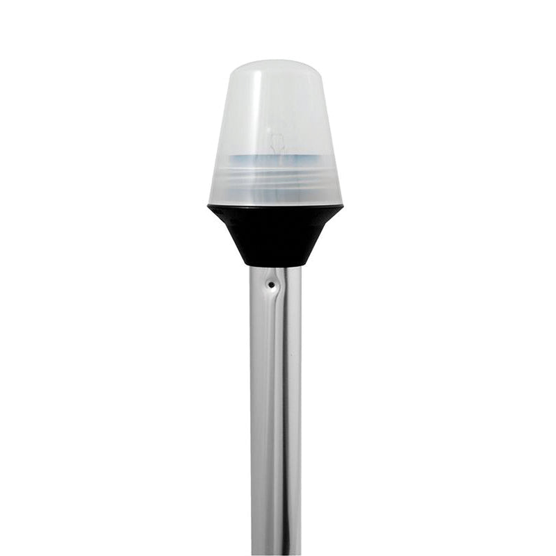 attwood Incandescent All-Round Frosted Globe Pole Light, Marine Navigation Light, White, 24 Inch Length, 5100-24-1 24"