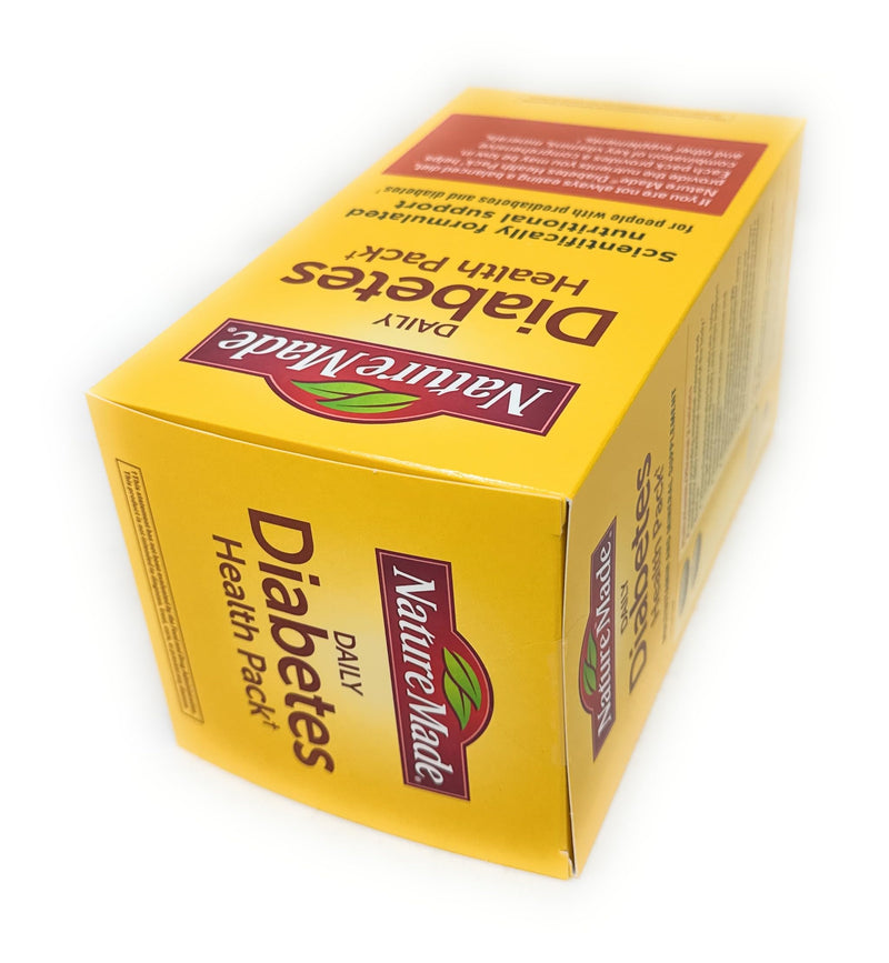 Nature Made Daily Diabetes Health Pack, Dietary Supplement for Nutritional Support, 60 Packets