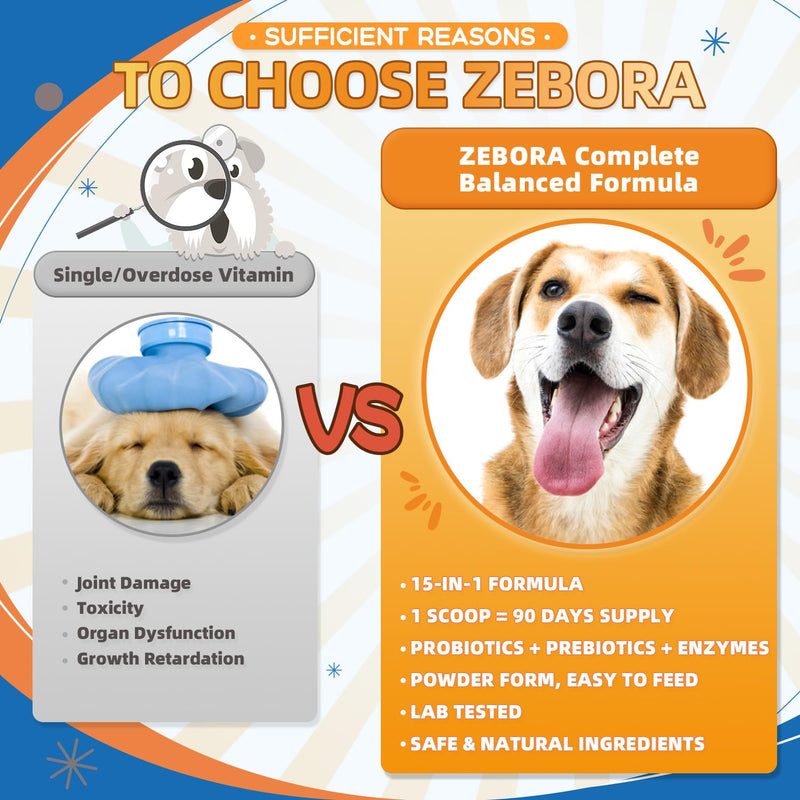 Dog Vitamins Powder & Pumpkin Powder for Dogs