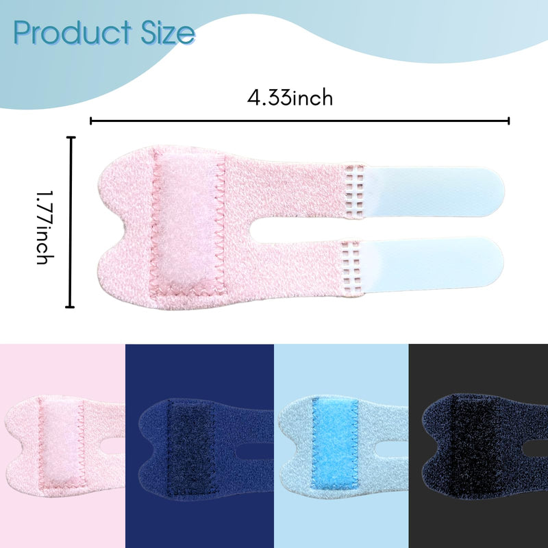 5 Pcs Thumb Finger Splint,Trigger Finger Splints,Finger Brace,Injured Mallet Finger,Broken Fingers Straightening,Pain Relief,Arthritis or Support for Fingers,Suitable for thumb, Index, Middle, Ring, Pinky Finger (Pink) Pink - BeesActive Australia