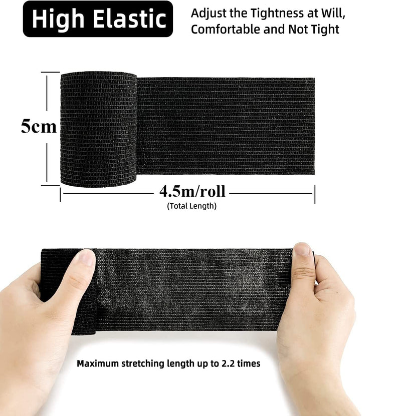 Self-adhesive bandage, 8 rolls x 7.5 cm x 4.5 m plaster roll bandage material, elastic bandage fixing bandage adhesive bandage self-adhesive - BeesActive Australia
