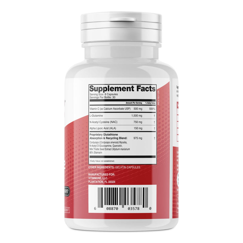 Rob Keller MD Original Glutathione Formula, Daily Antioxidant Support | Supports Healthy Glutathione Function 5 Ways 180 Count (Pack of 1)