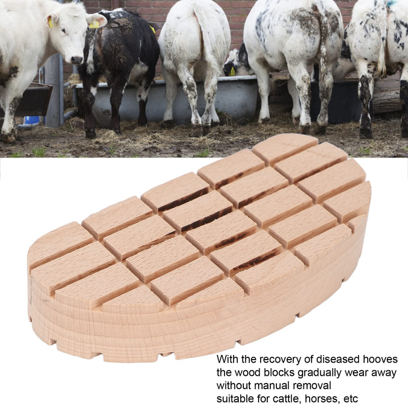 10Pcs Wooden Horse Hoof Pad,Waterproof Breathable Cow Hoof Triming Pads,Strong Fit Horses Horses Hoof Pads,for Cows Horses - BeesActive Australia