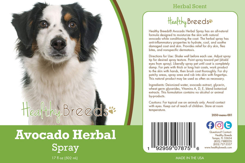 Healthy Breeds Miniature American Shepherd Avocado Herbal Spray 17 oz