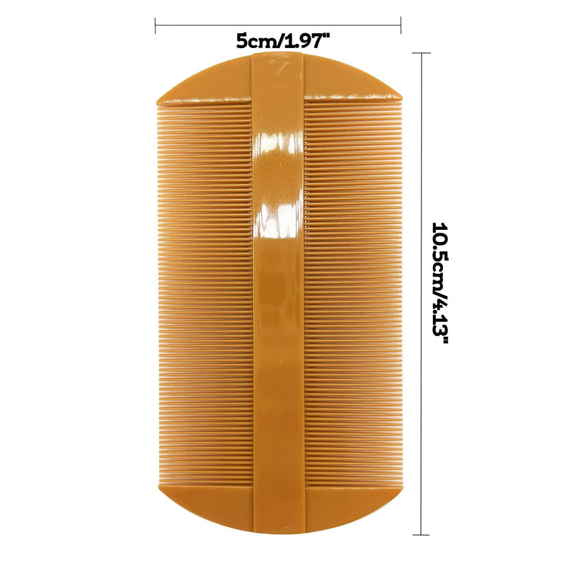 Fine-toothed head lice comb, 4 pieces flea comb for cats and dogs, durable double-sided nit combs, lice comb, nit comb, plastic for children, adults, pets - BeesActive Australia