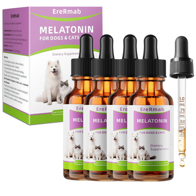 Cat Melatonin Cat Calming Treats- Cat Sedative for Grooming - Helps to Support Restful Sleep for Your Cat - Anxiety Relief for Cats