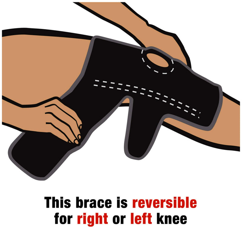 ACE Brand Adjustable Knee Brace with Side Stabilizers Provides Support & Compression to Arthritic and Painful Knee Joints Adjustable Knee Brace w/ Stabilizer