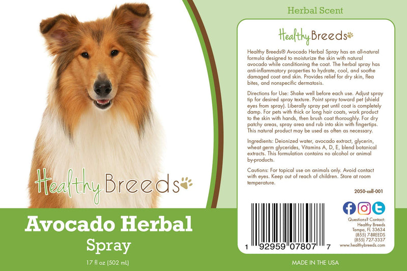 Healthy Breeds Collie Avocado Herbal Spray 17 oz
