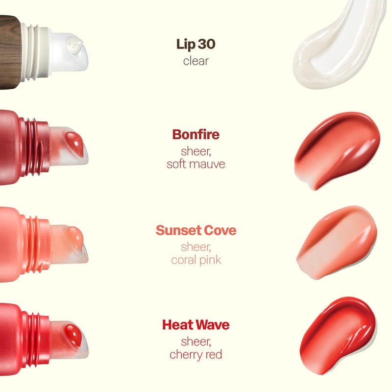 Sun Bum SPF 30 Sunscreen Tinted Lip Balm Multipack - Sunset Cove, Bonfire, and Heat Wave - Coconut Flavor Broad Spectrum Moisturizing with Aloe & Vitamin E - Hawaii 104 Act Compliant - 1.5 oz