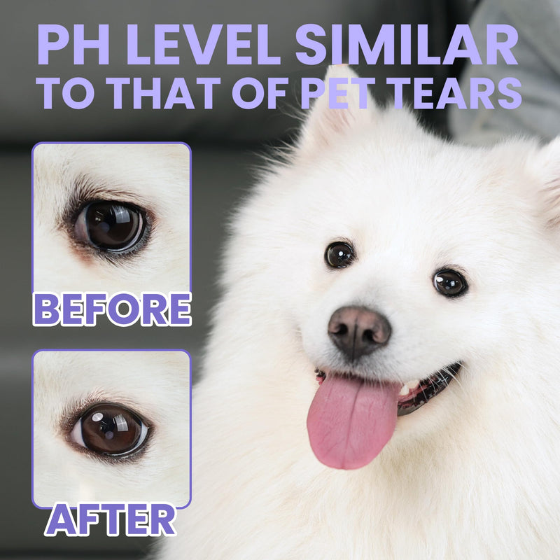 Refreshing Moisturizing Eye Drops 150ml/5 fl.oz for Dogs, Cats, and Livestock Fast-Acting Hydration 1 Bottle