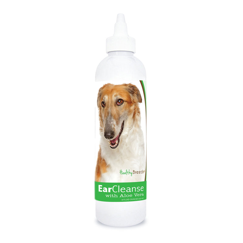 Healthy Breeds Borzois Ear Cleanse with Aloe Vera Cucumber Melon 8 oz