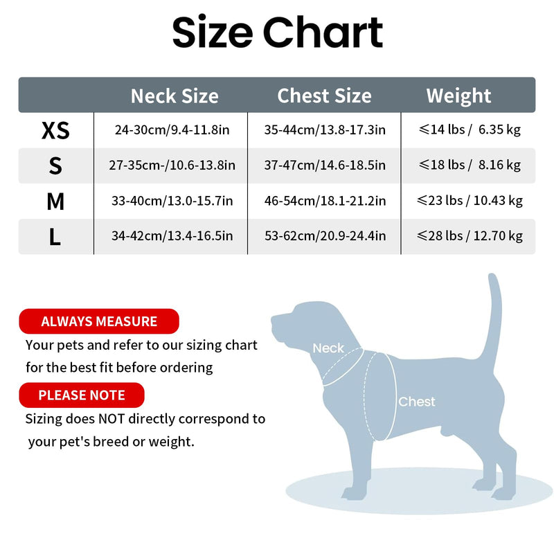 PcEoTllar Luminous Dog Harness, LED Rechargeable Reflective Illuminated Harness for Puppy Small Medium Dogs, Breathable Luminous Harness, Black (9 Modes), S Black (9 Modes) - BeesActive Australia