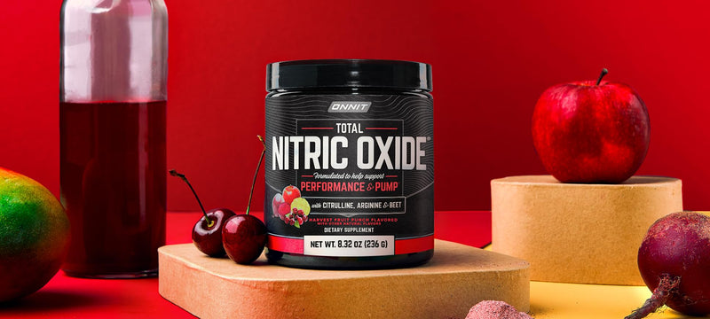 ONNIT Total Nitric Oxide Exercise Performance Powder, Harvest Fruit Punch Flavor, Caffeine-Free Dietary Supplement to Support Muscle Growth and Recovery with NO3-T Arginine Nitrate, 20 Servings - BeesActive Australia