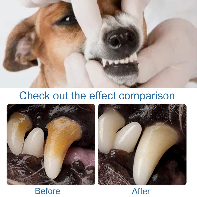 Pet Oral Care Spray – Foaming Dog Teeth Cleaning Spray, Helps Reduce Plaque & Tartar, Eliminate Bad Breath, Support Healthy Gums & Clean Teeth, No Brushing Needed for Daily Oral Care – 2 Fl. Oz blue 1 pack