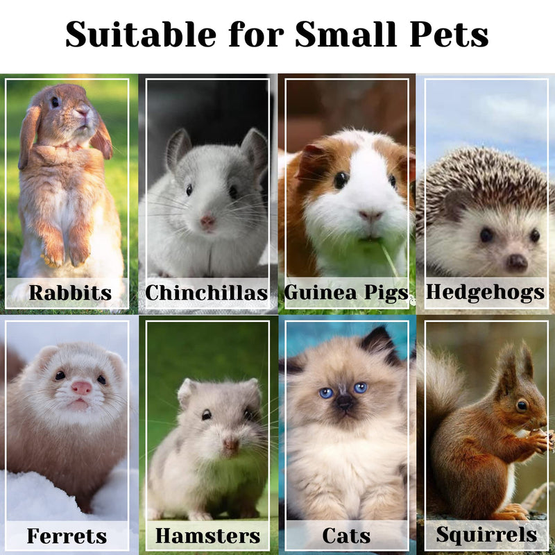 Hamiledyi Rabbit Water Bottle 17oz Bunny Hanging Automatic Water Dispenser Chinchillas Feeder Water Bowl Small Animal No Drip Plastic Water Dispenser for Guinea Pigs Chinchillas Hedgehogs Ferrets 2Pcs - BeesActive Australia
