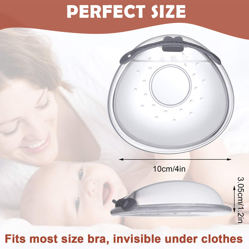 Lictin Breast Shell Breastmilk Collector for Breastfeeding-2 Pcs Silicone Breast Pad Nursing Cup Milk Saver for Nursing Moms Protect Sore Nipples Soft and Reusable with Box 2 Count (Pack of 1) Lnp5 - BeesActive Australia