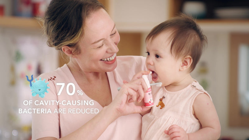 LAB52 Kids Oral Spray, Toothpaste Helper, Xylitol (Strawberry & Grape) Strawberry+Grape