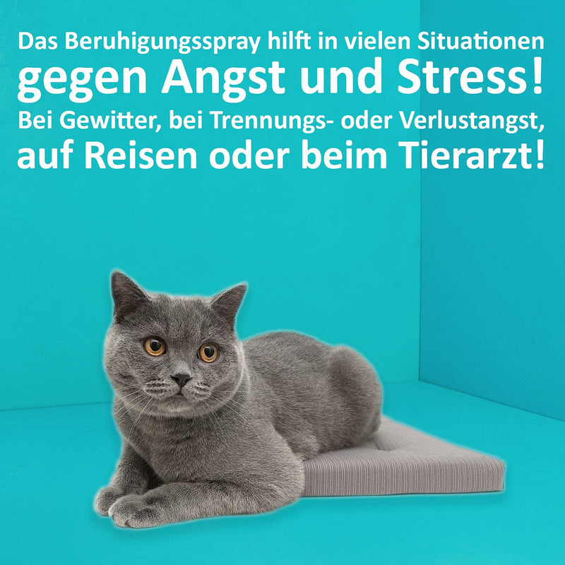 Green Hero Relaxation Spray 500 ml for cats contains calming scents such as valerian, lavender and natural catnip for well-being and relaxation - BeesActive Australia