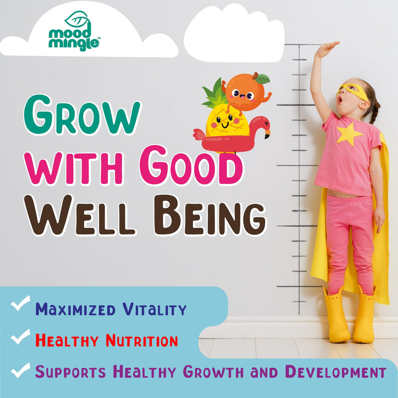 Height Growth Gummies Supplement | Kids Teens Height Increaser Maximizer Grow Taller Vitamins 60 Count (Pack of 1)