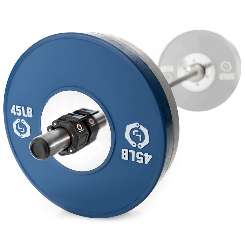 Lock-Jaw OLY 2 Olympic Barbell Collar - Quick Release Barbell Clamp Black