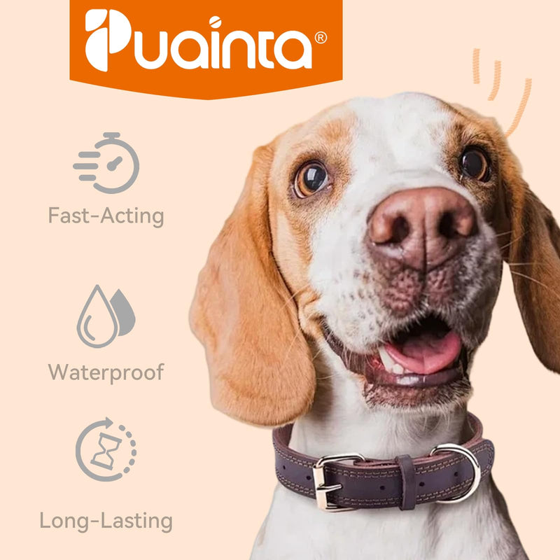PUAINTA Addcool Plus Flea and Tick Prevention for Medium Dogs (23-44 lbs), Professional Topical Treatment, 3 Monthly Doses, Fast-Acting Waterproof Dog Flea Drops 3 Count 23-44 lbs