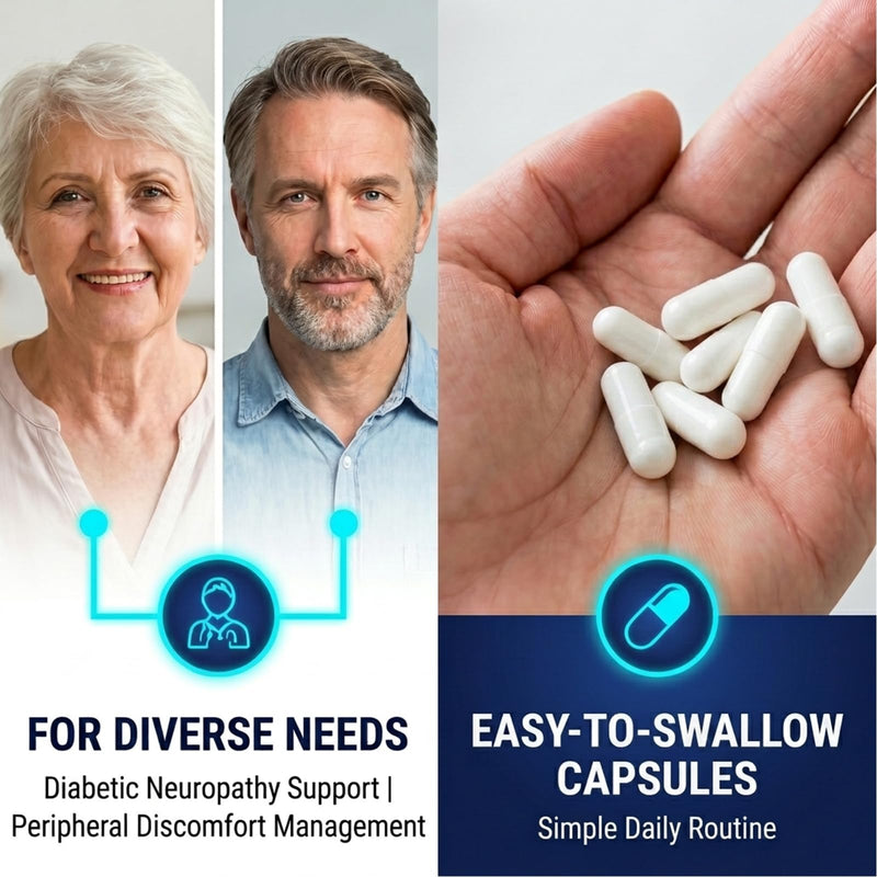 Nerve Savior for Neuropathy, Advanced Formula | with 600mg Alpha Lipoic Acid & Benfotiamine, Vitamin B Complex for Nervous System Health, 120 Capsules