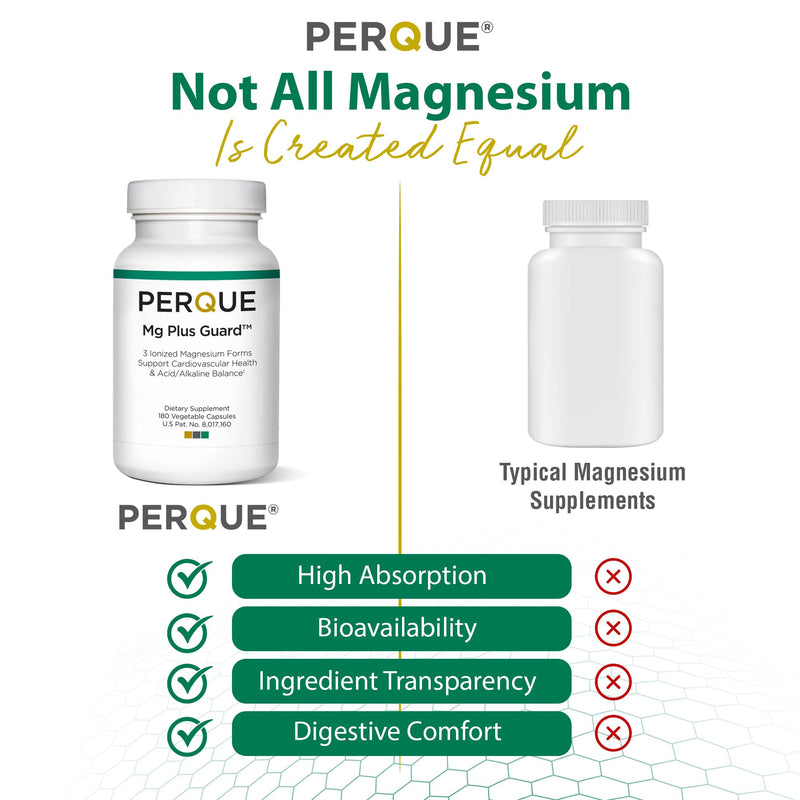 PERQUE Mg Plus Guard 180 Vegetable Capsules